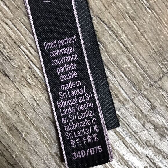 34D Victoria's Secret Women's Bra ~Blue ~ Adjustable Straps ~Underwired ~Push Up - Picture 7 of 7